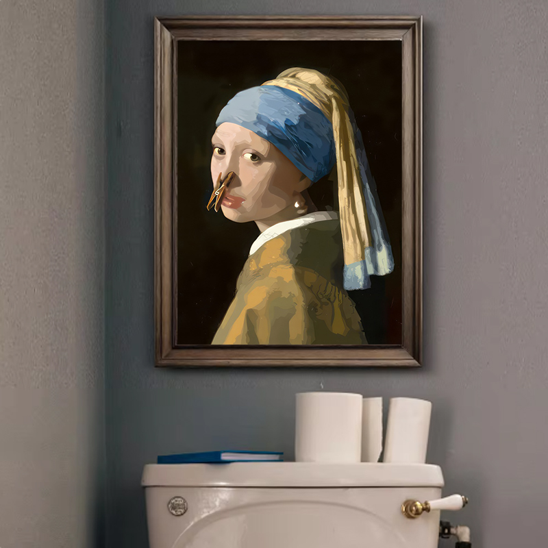 1pc Funny Abstract Bathroom To - Home Decor Trends 评论和价格