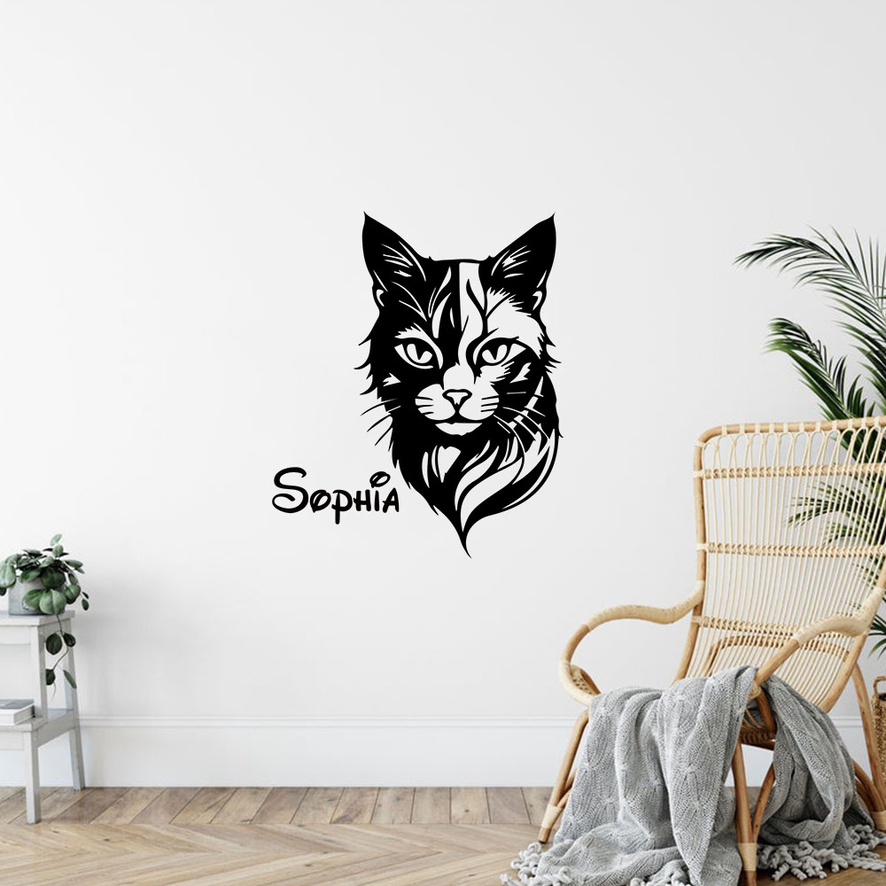 1PC Cute Cat Personalized Name - Home Decor Cat 评论和价格