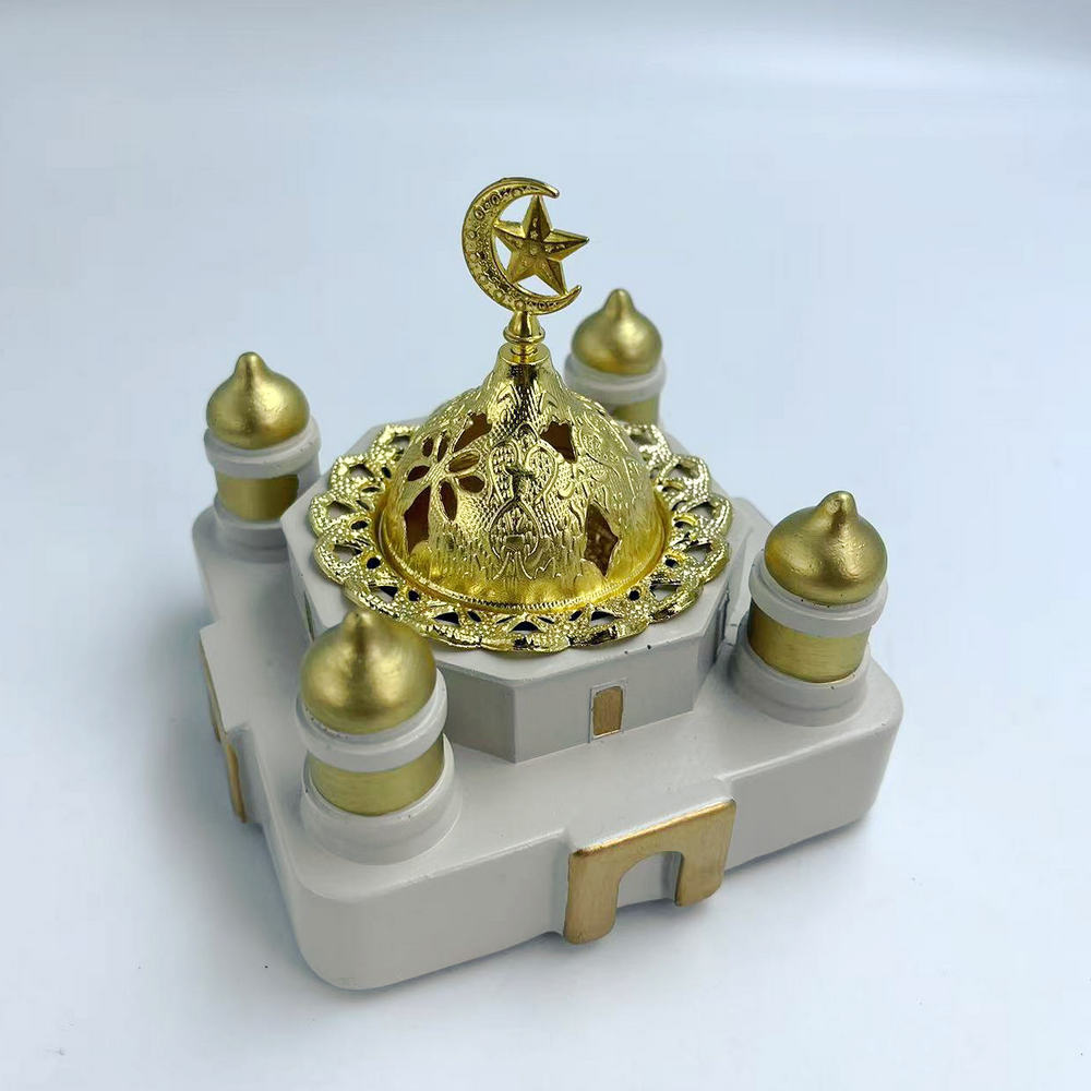 Resin Islamic Mosque - Incense - Incense Stick Holder 评论和价格