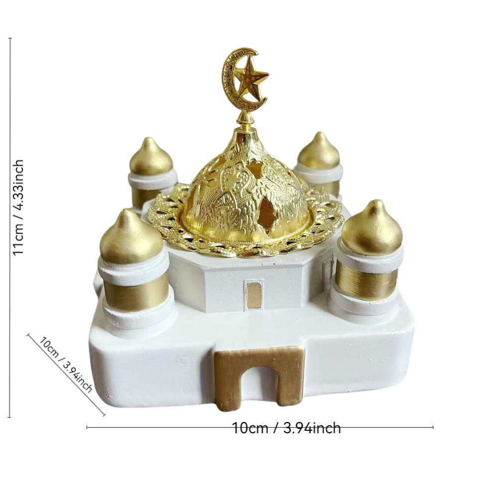 Resin Islamic Mosque - Incense - Incense Stick Holder 评论和价格