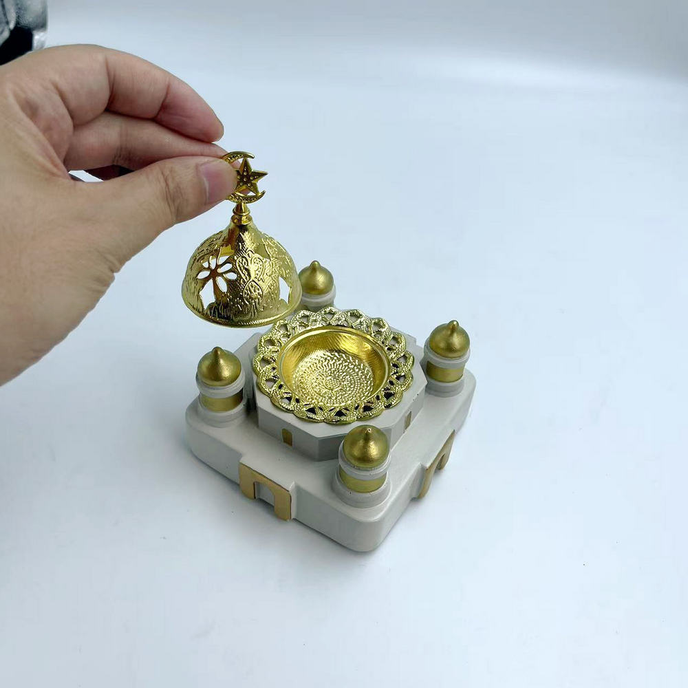 Resin Islamic Mosque - Incense - Incense Stick Holder 评论和价格