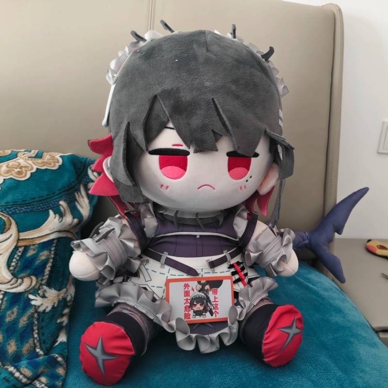 Original 40cm Shark Girl Ellen - Decorative Throw Pillow 评论和价格