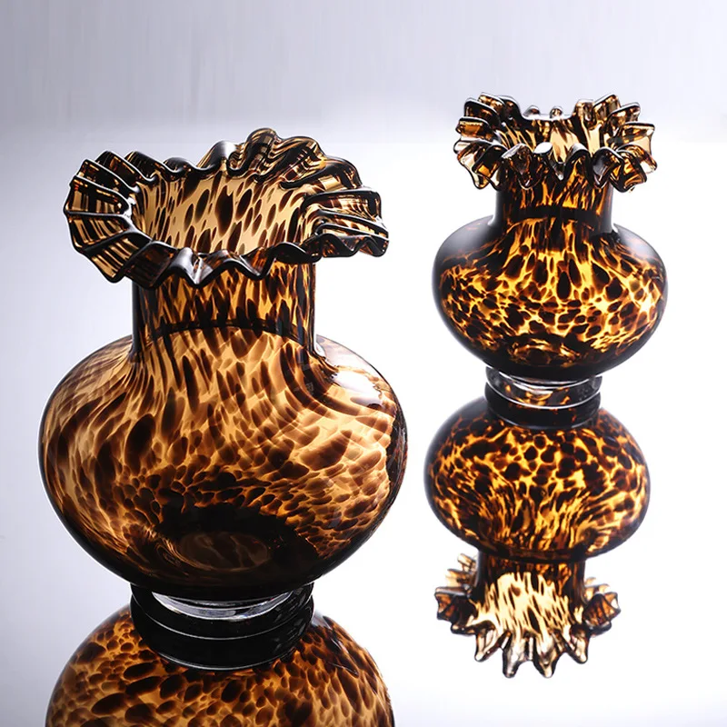 Creative Glass Vase Leopard Pr - Terrarium Glass Bottle 评论和价格