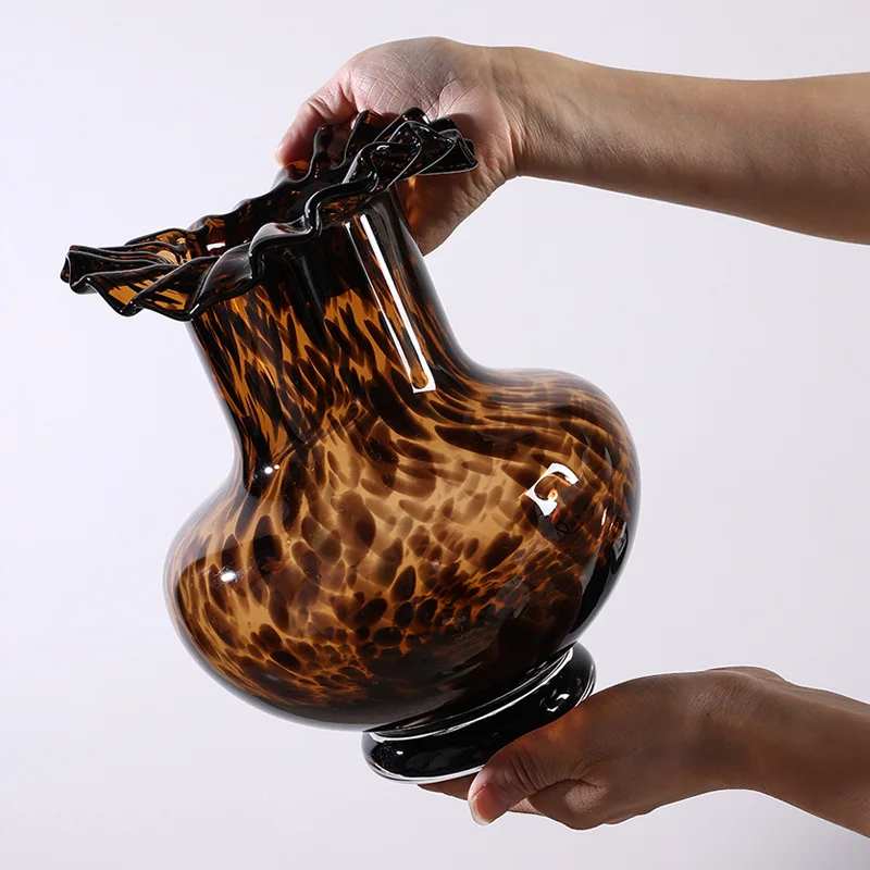 Creative Glass Vase Leopard Pr - Terrarium Glass Bottle 评论和价格