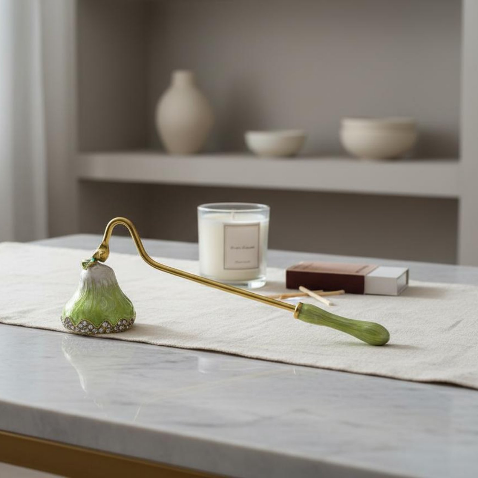 Long Handle Candle Wick Smothe - Home Decor Gold 评论和价格