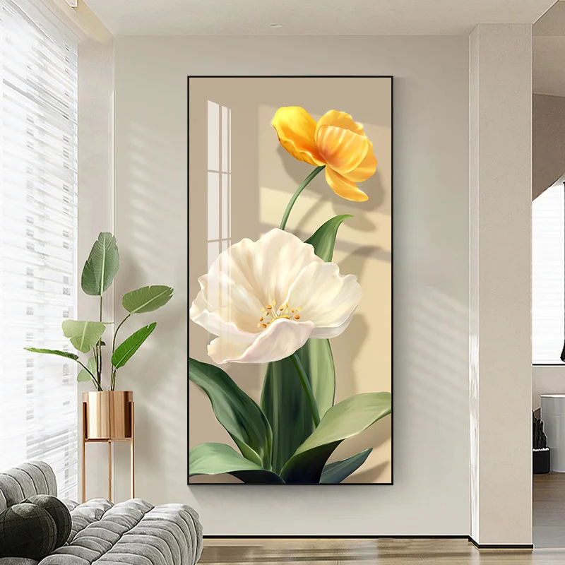 Nordic Vintage Wall Art Chic W - Home Decor Yellow 评论和价格