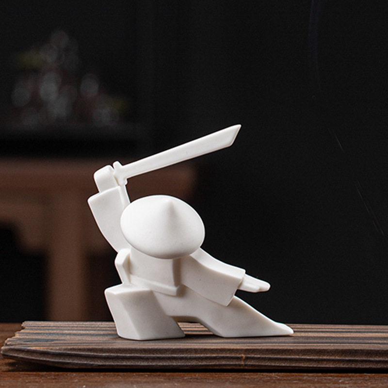 Swordsman Chivalrous Expert Ce - Incense Stick Holder 评论和价格