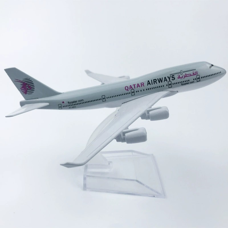 16cm Alloy Metal B747 Qatar Ai - Home Decor Qatar 评论和价格