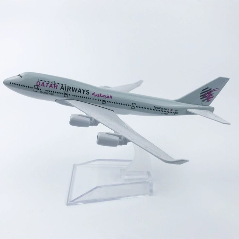 16cm Alloy Metal B747 Qatar Ai - Home Decor Qatar 评论和价格