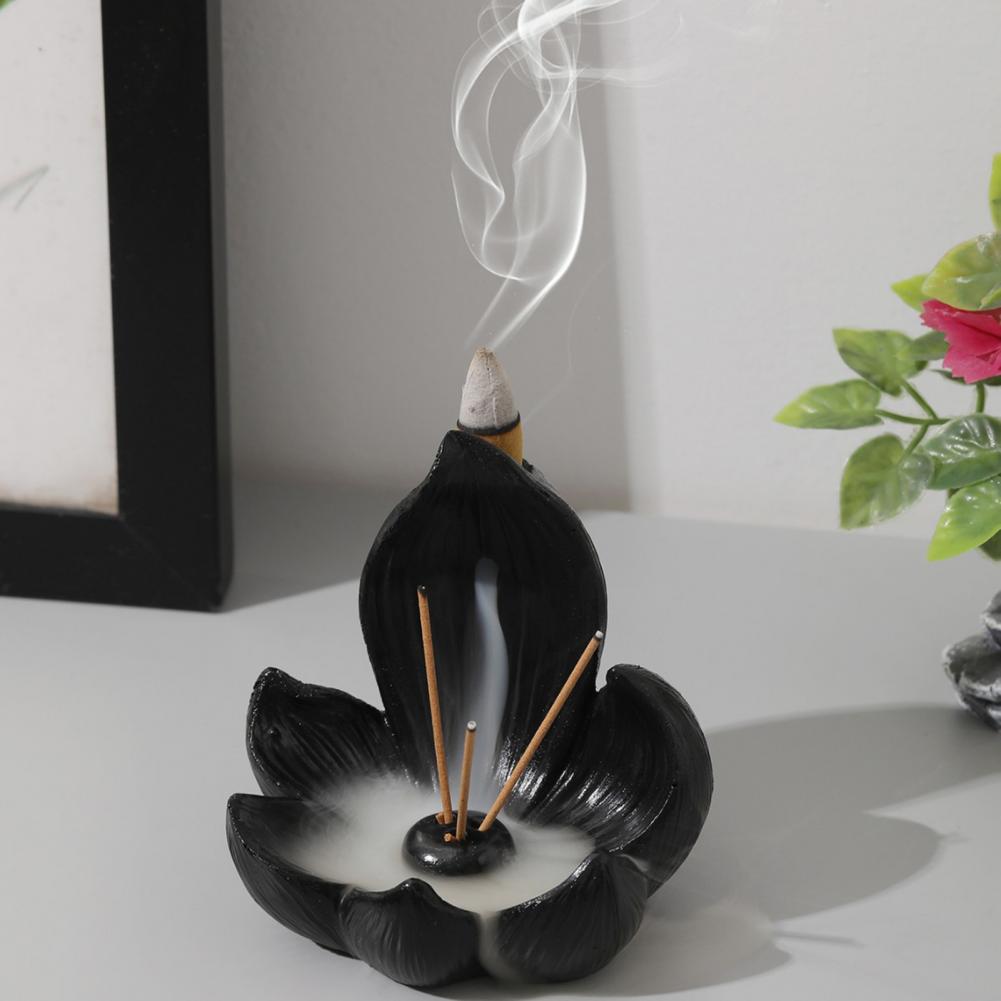 Lotus Incense Holder Resin Lot - Incense Stick Holder 评论和价格