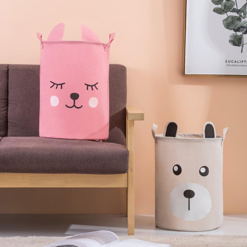 Cartoon rabbit ear Bear Laundr - Home Decor Hampers 评论和价格