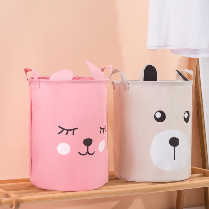 Cartoon rabbit ear Bear Laundr - Home Decor Hampers 评论和价格