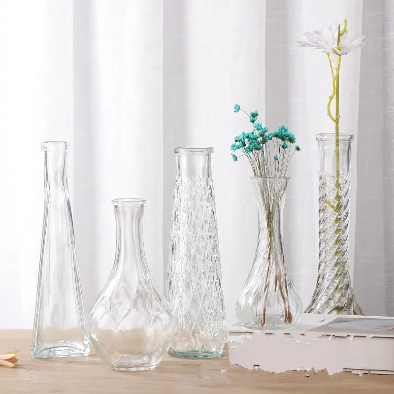 Simple Thread Vase Slender Gla - Terrarium Glass Bottle 评论和价格