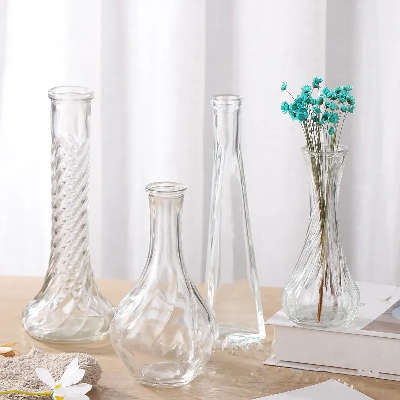 Simple Thread Vase Slender Gla - Terrarium Glass Bottle 评论和价格