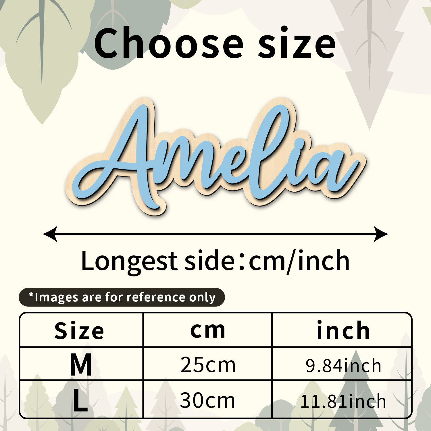 1pc Customized Wooden Name Dec - Home Decor Ideas 评论和价格