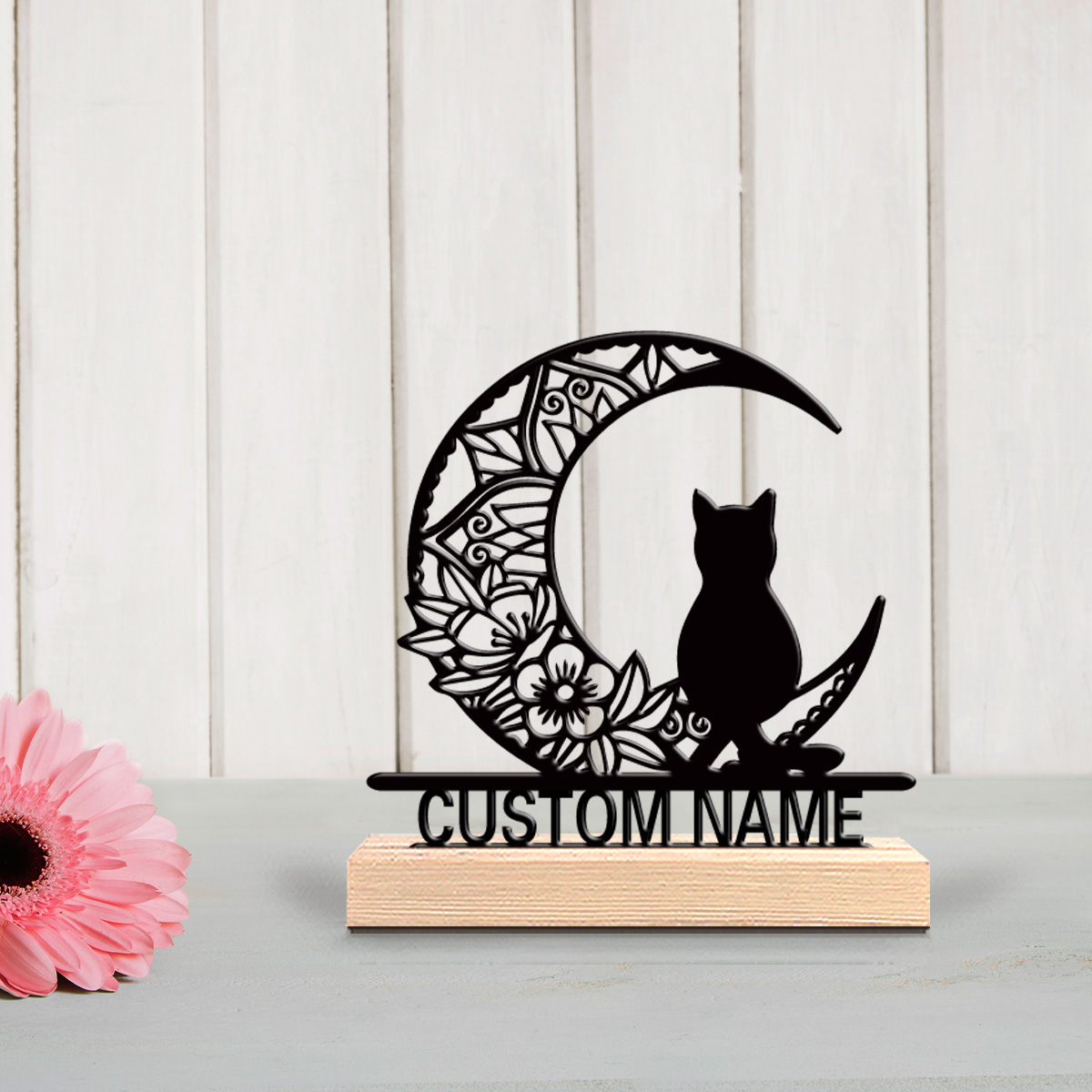 1pc Abstract moon cat Personal - Home Decor Cat 评论和价格