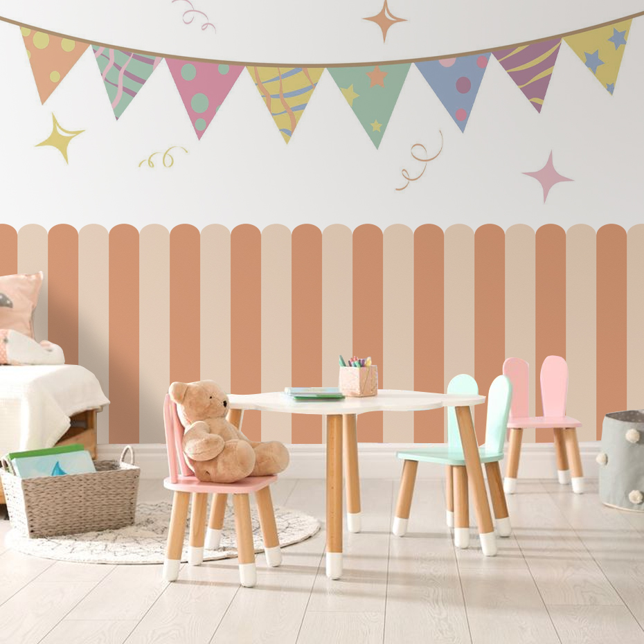 Multicolor Vertical Striped Ar - Flooring Home Decor 评论和价格