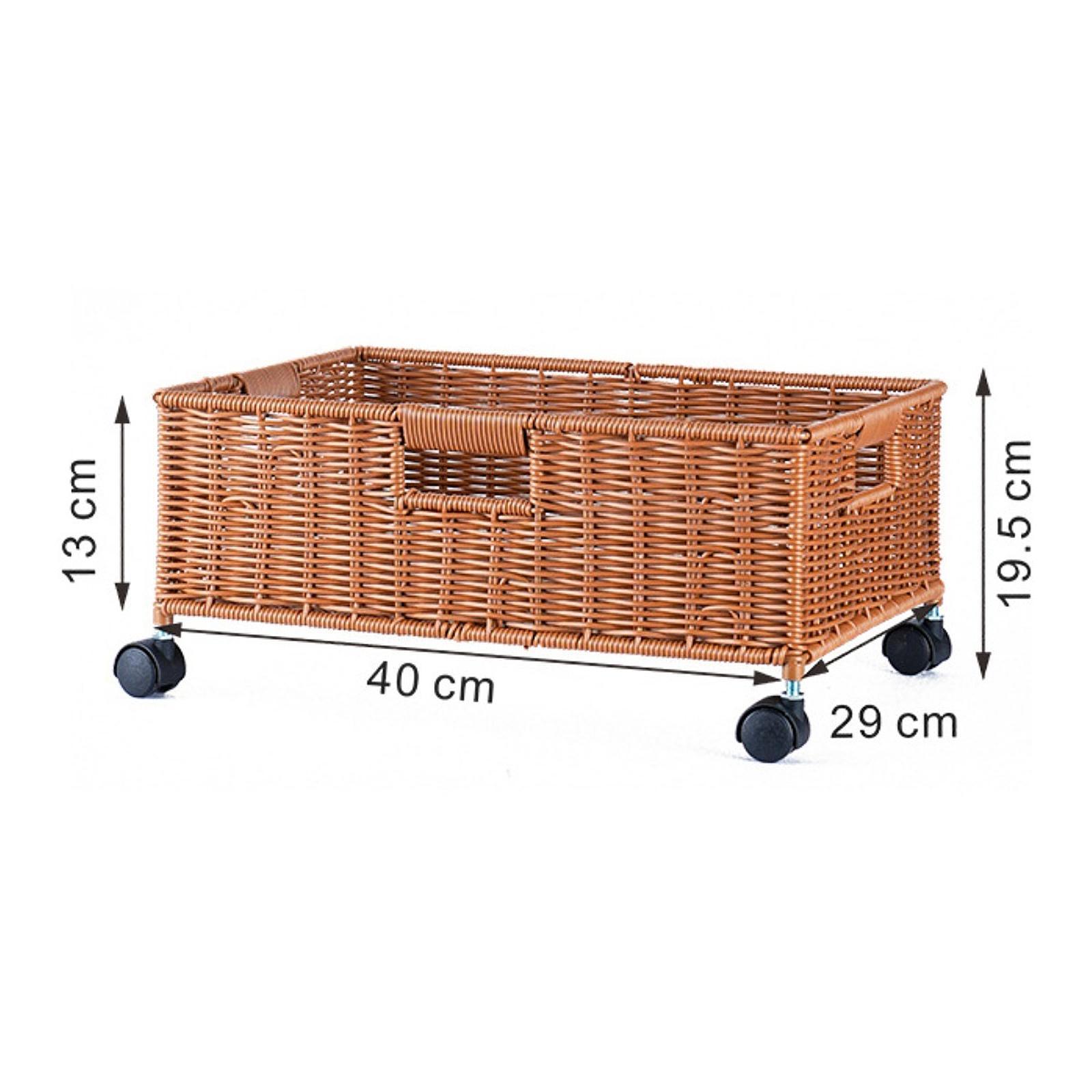 Storage Basket with Wheels Dec - Home Decor Hampers 评论和价格