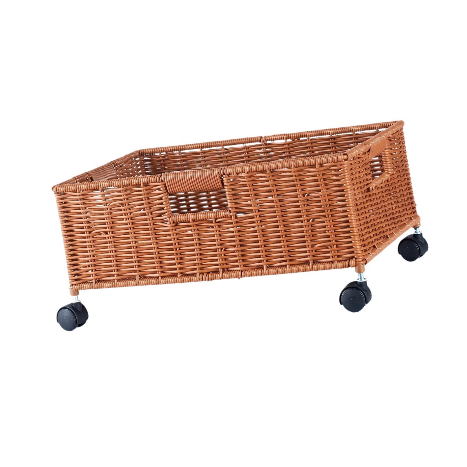 Storage Basket with Wheels Dec - Home Decor Hampers 评论和价格