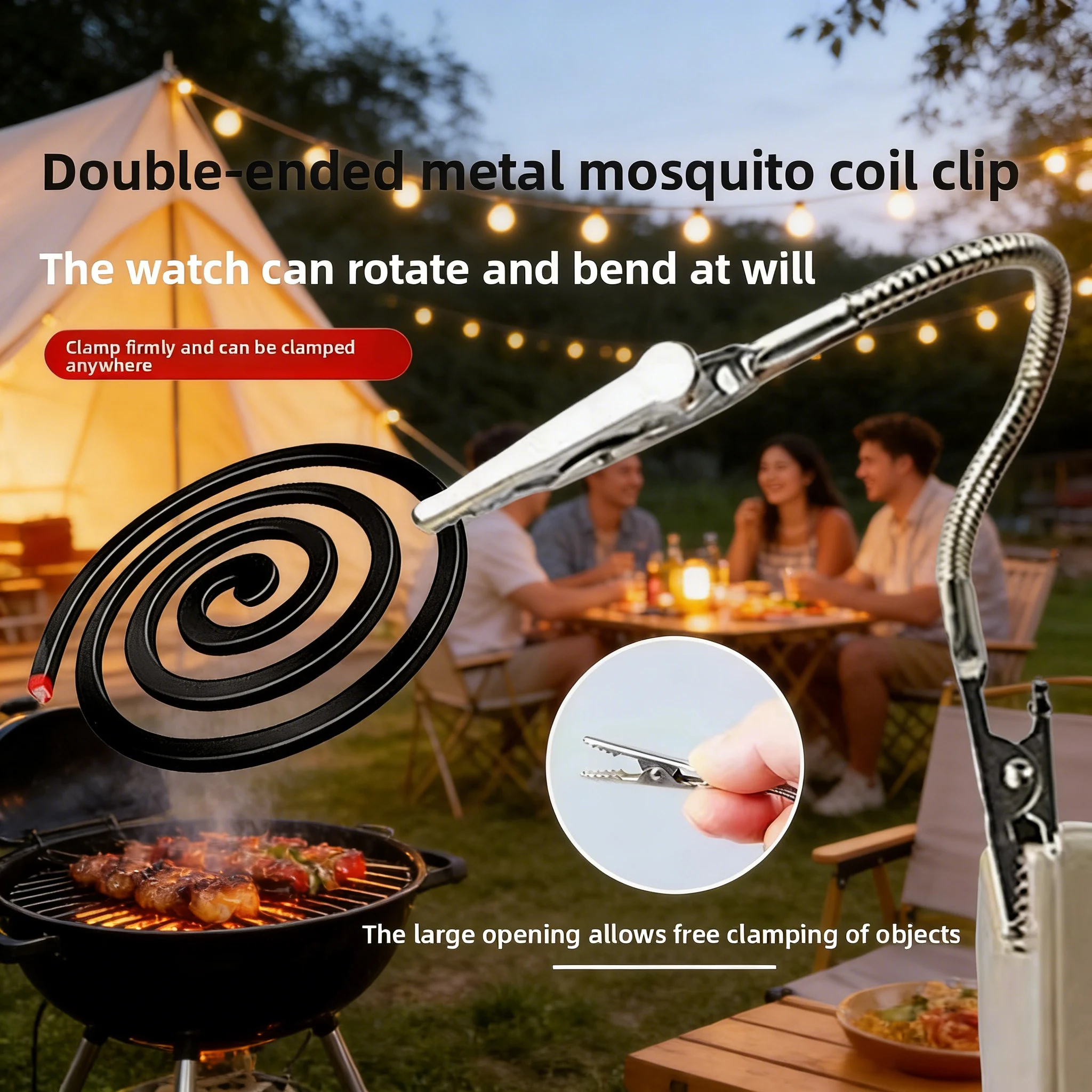Dual-Head Stainless Steel Alli - Incense Stick Holder 评论和价格