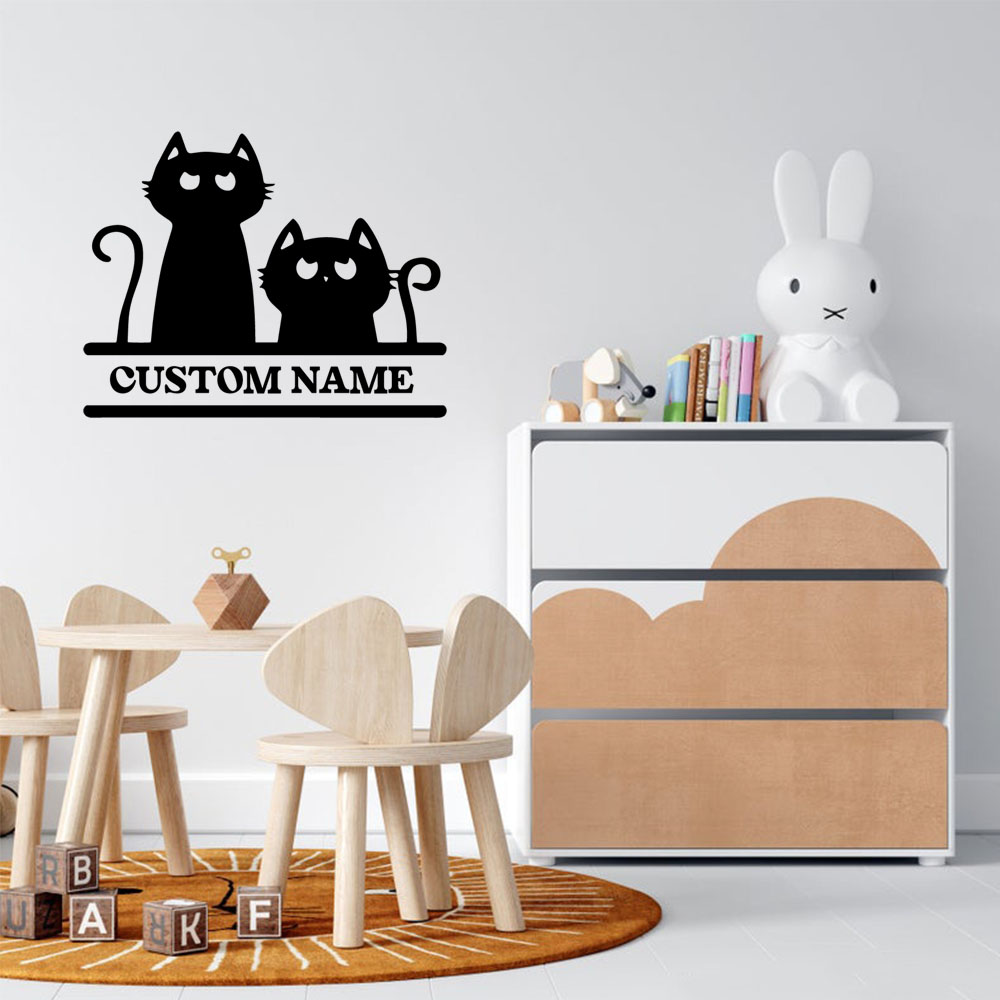 1PC Cartoon Cat Customizable T - Home Decor Cat 评论和价格